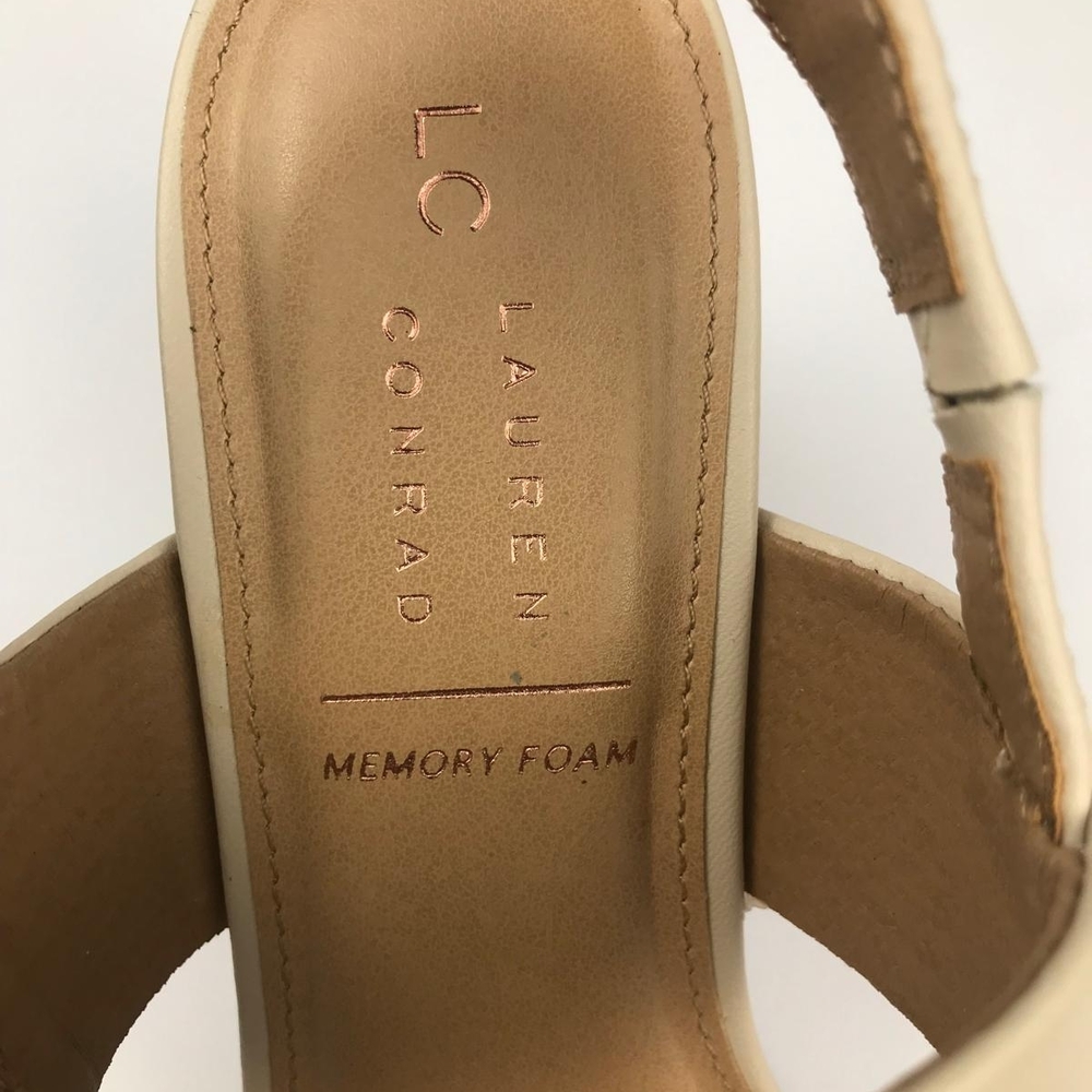 ✨ Beige Block Heel Sandals – Size 10 (WMS 10 MED) ✨ - Picture 6 of 11